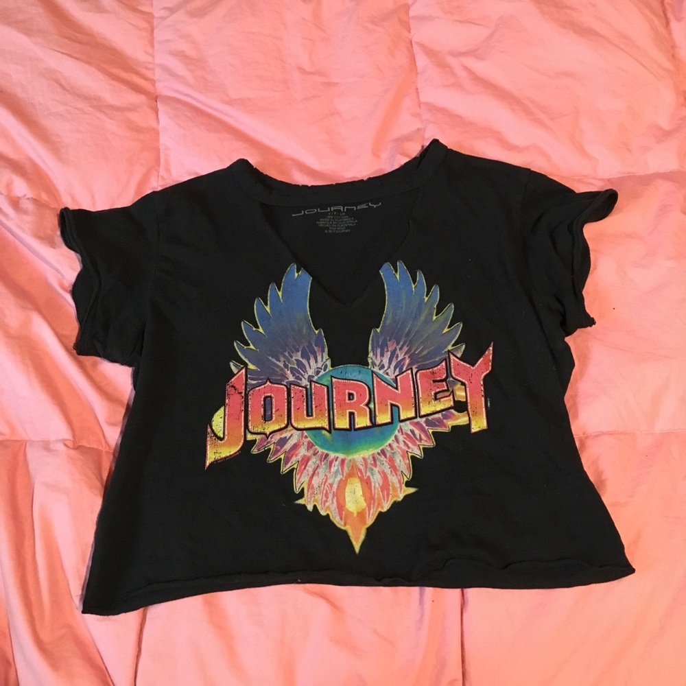 cropped journey shirt